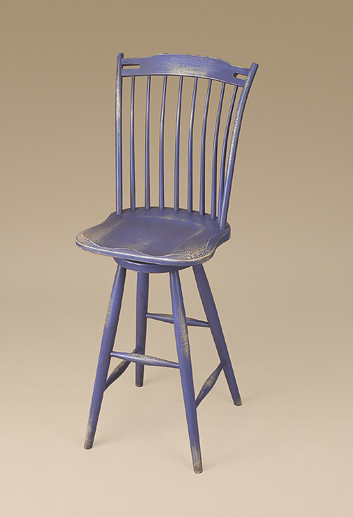 Beauport Thumb Back Stool-image