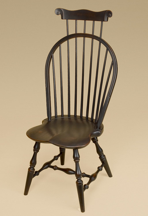 Bow-Back Windsor Side Chair with Comb-image