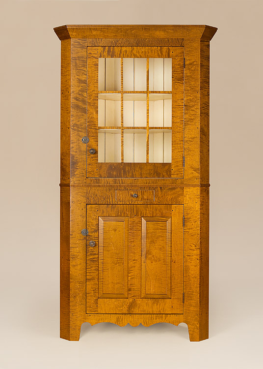 Historical Mercer Corner Cupboard-image