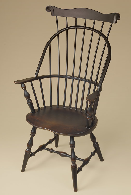 Sack-Back with Comb Windsor Armchair-image