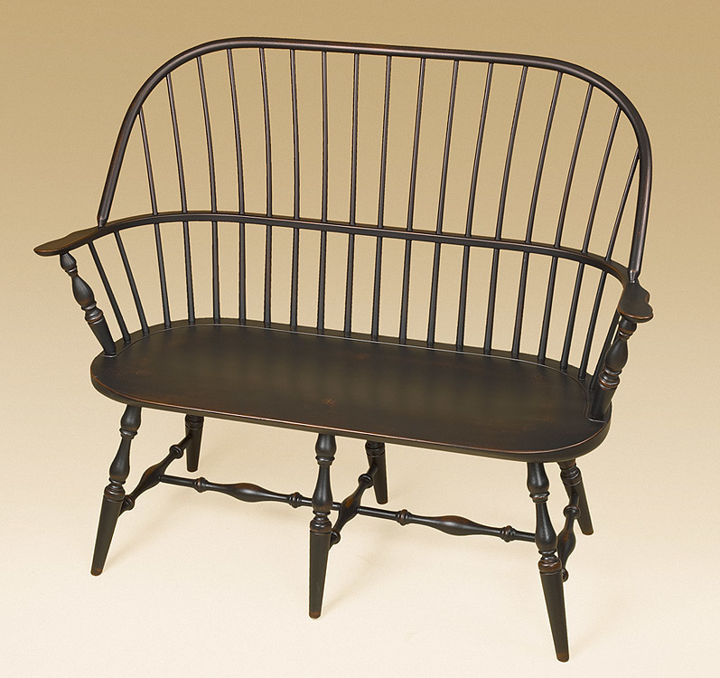 Sack-Back Windsor Settee-image