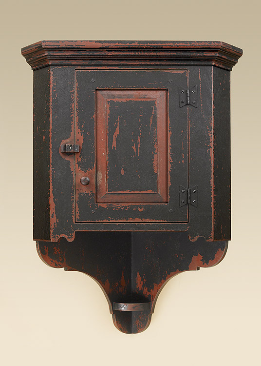 Farmhouse Hanging Corner Cabinet-image