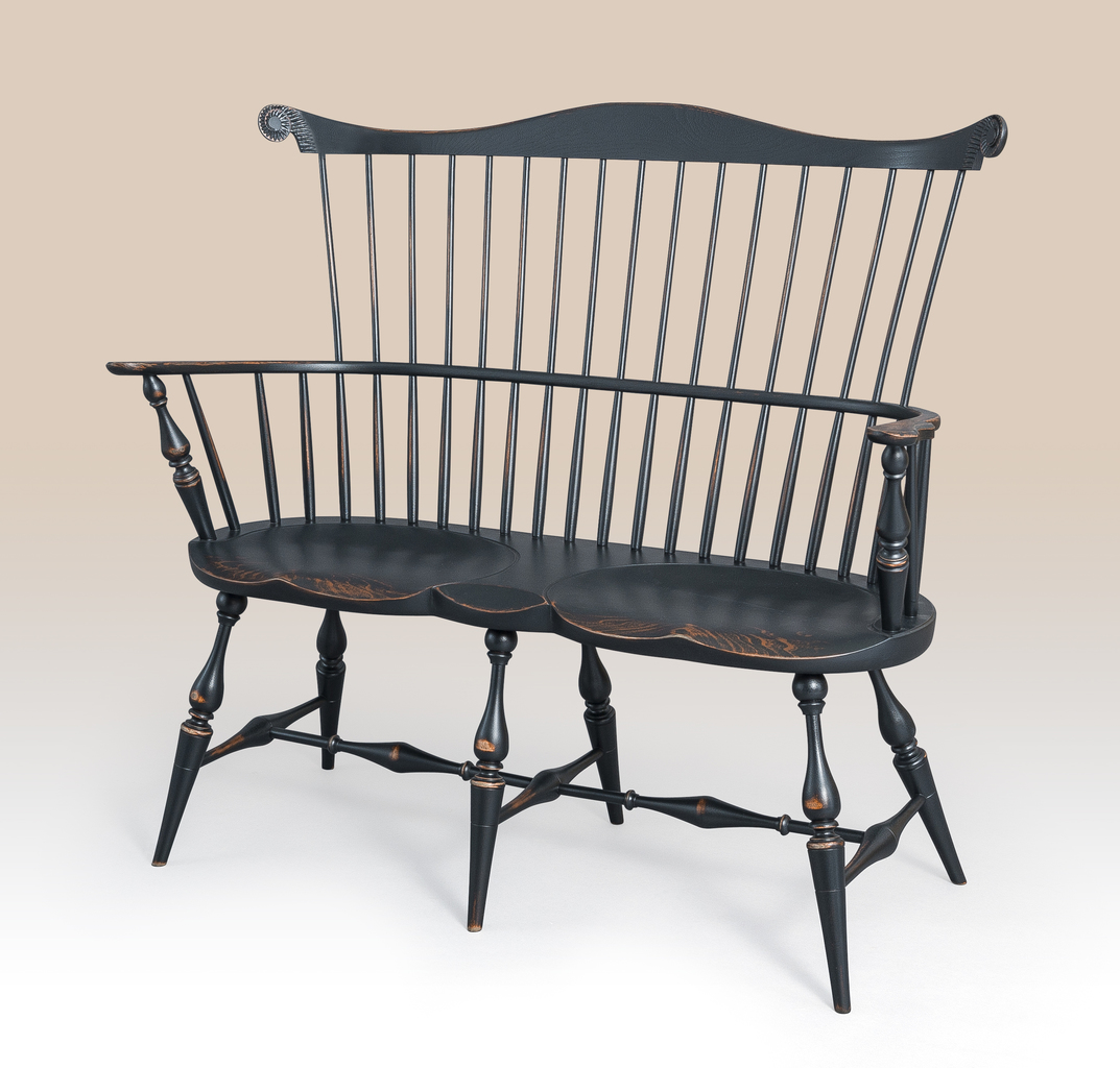 Historical New York Windsor Settee-image