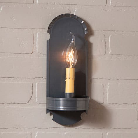 Foot Sconce in Country Tin-image