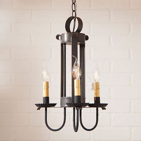 Large Amherst Hanging Light in Kettle Black-image