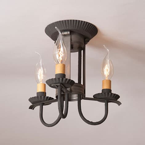 Amherst Ceiling Light in Kettle Black-image