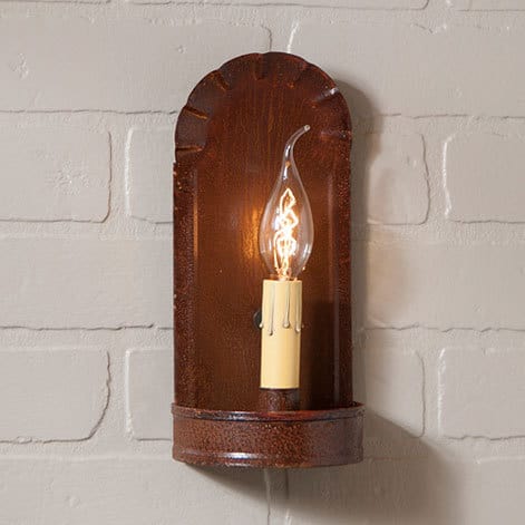 Fireplace Sconce in Rustic Tin-image