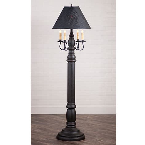 General James Floor Lamp in Americana Black-image