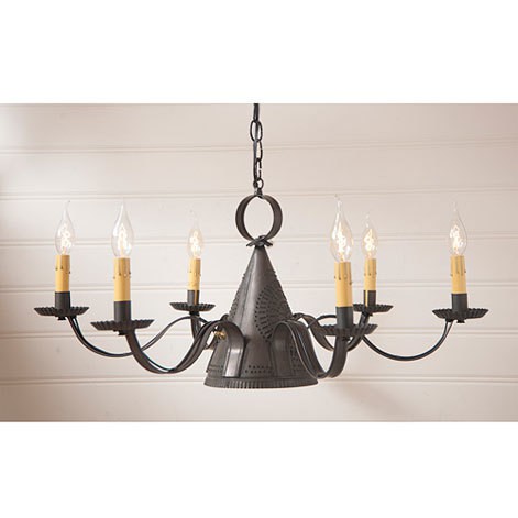 Madison Chandelier in Kettle Black-image