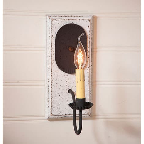 Wilcrest Sconce in Americana Vintage White-image