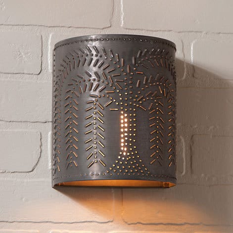 Willow Sconce Light in Kettle Black-image