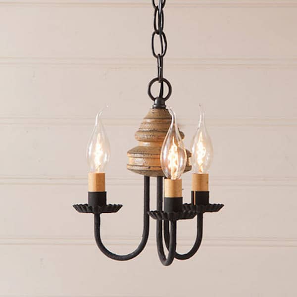 Bellview Wooden Chandelier in Americana Pearwood-image