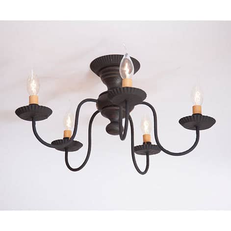 Thorndale Ceiling Light in Americana Black-image