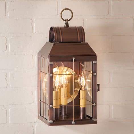 Martha's Wall Lantern in Antique Copper-image