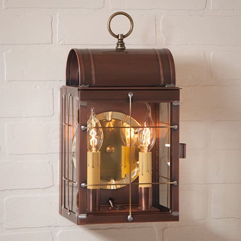 Toll House Wall Lantern in Antique Copper-image