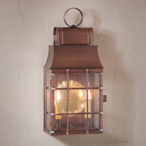 Washington Wall Lantern in Antique Copper-image