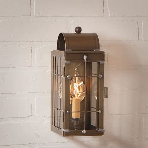 Cape Cod Wall Lantern in Weathered Brass-image