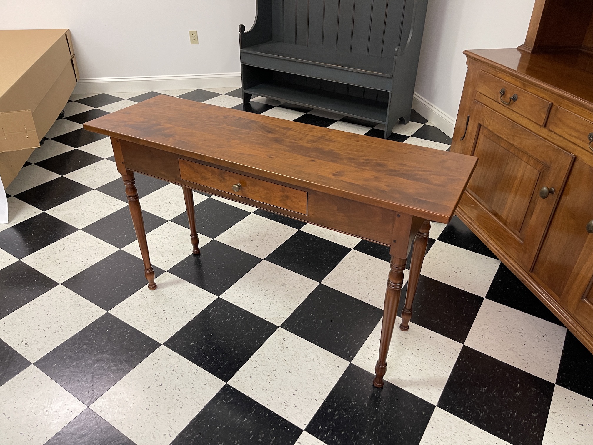 Cherry Wood Historical Summerville Hall Table-image