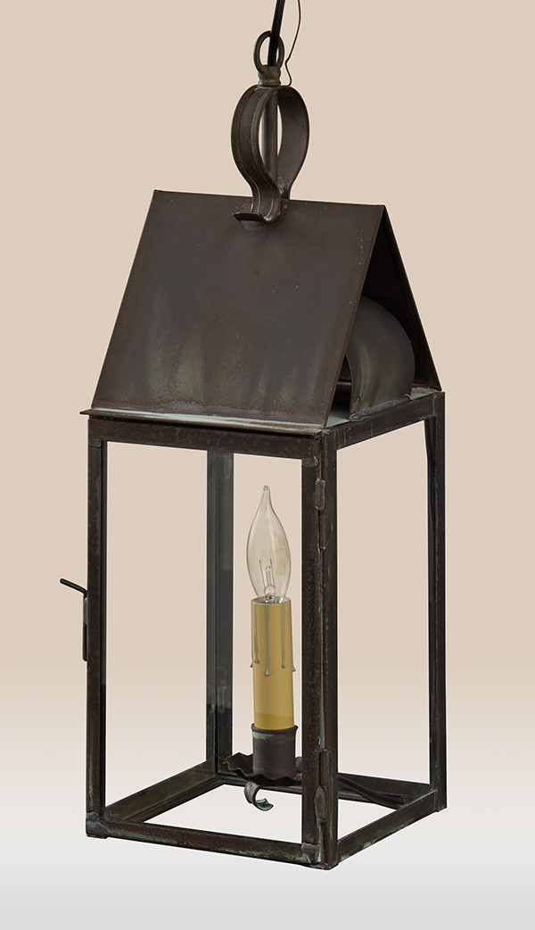 Outdoor Brass Shaker Hanging Light-image