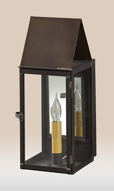 Outdoor Brass Shaker Wall Sconce-image