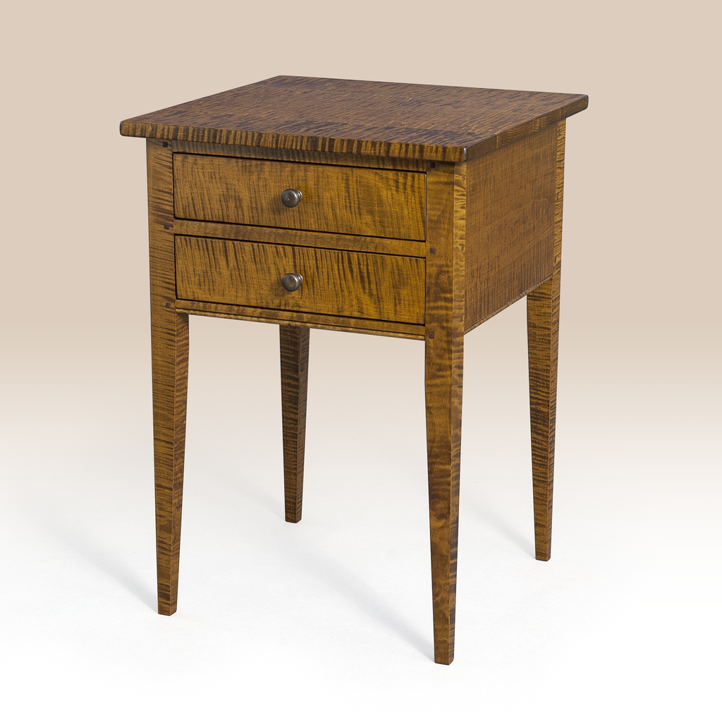 Two Drawer Shaker End Table-image