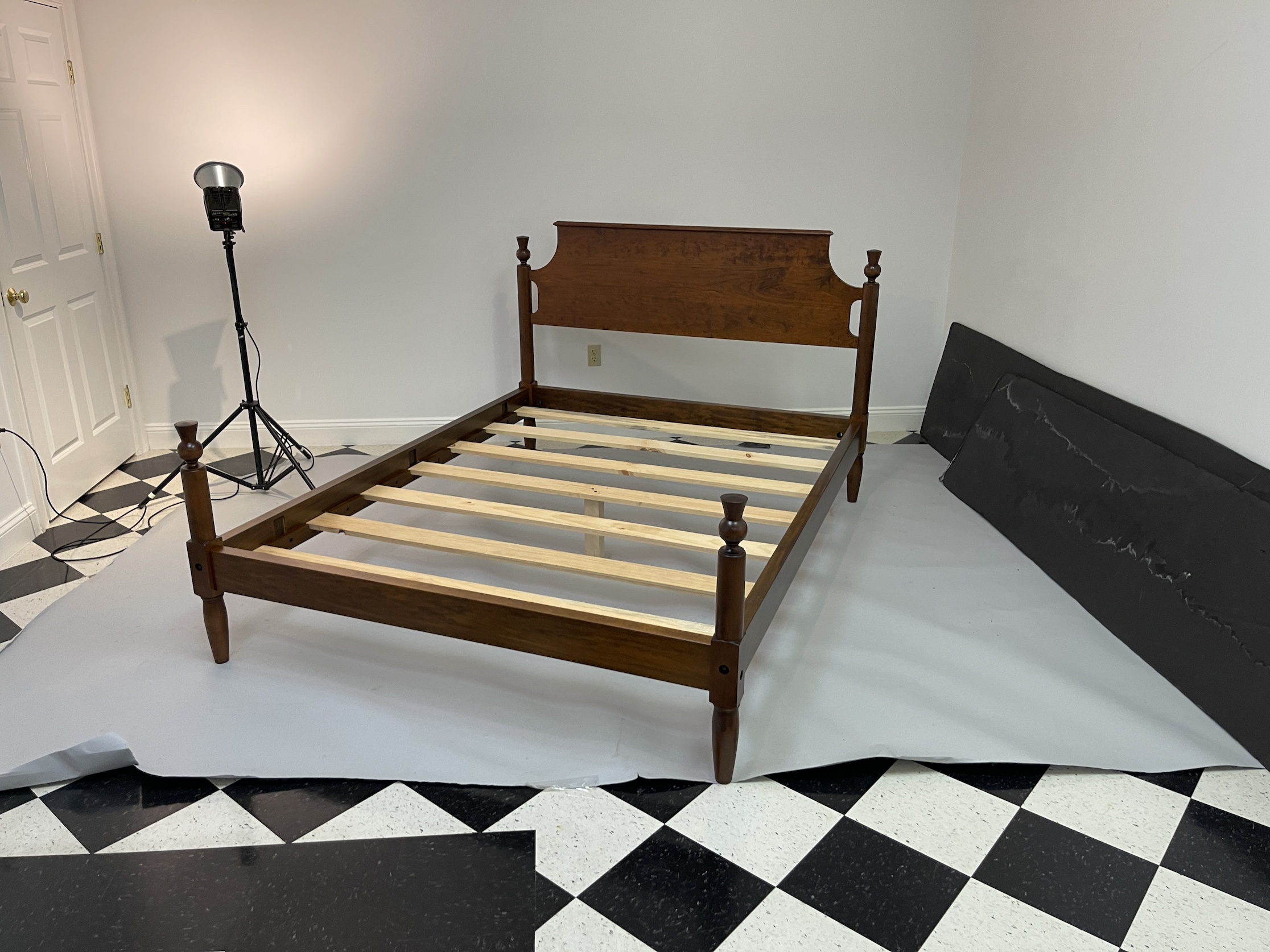 American Made Queen Size Bed - SOLD-image