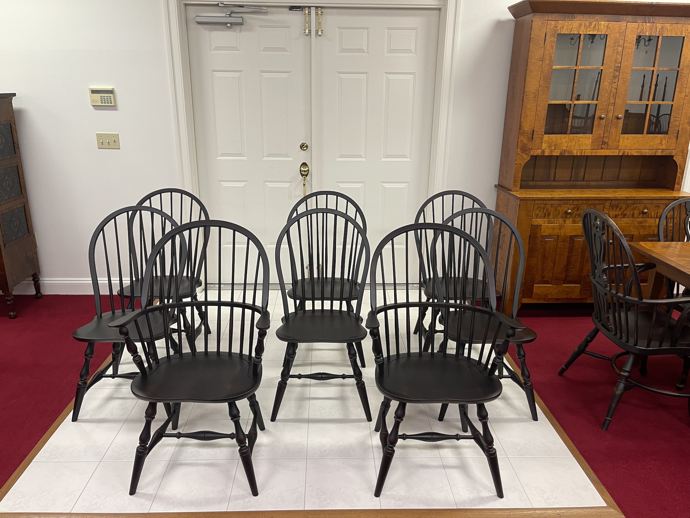 Set of 8 Windsor Dining Chairs - SOLD-image