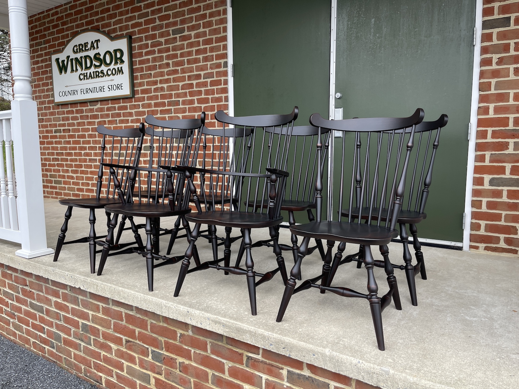 New 8 Windsor Chairs-image