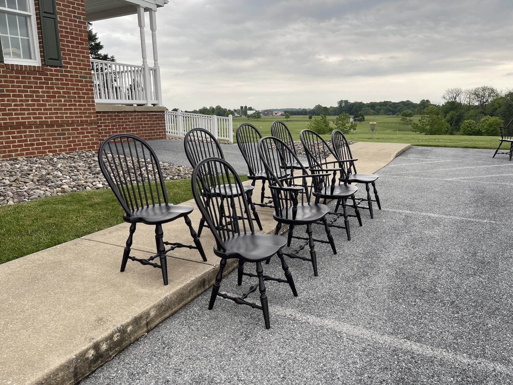 8 Windsor Chairs-image