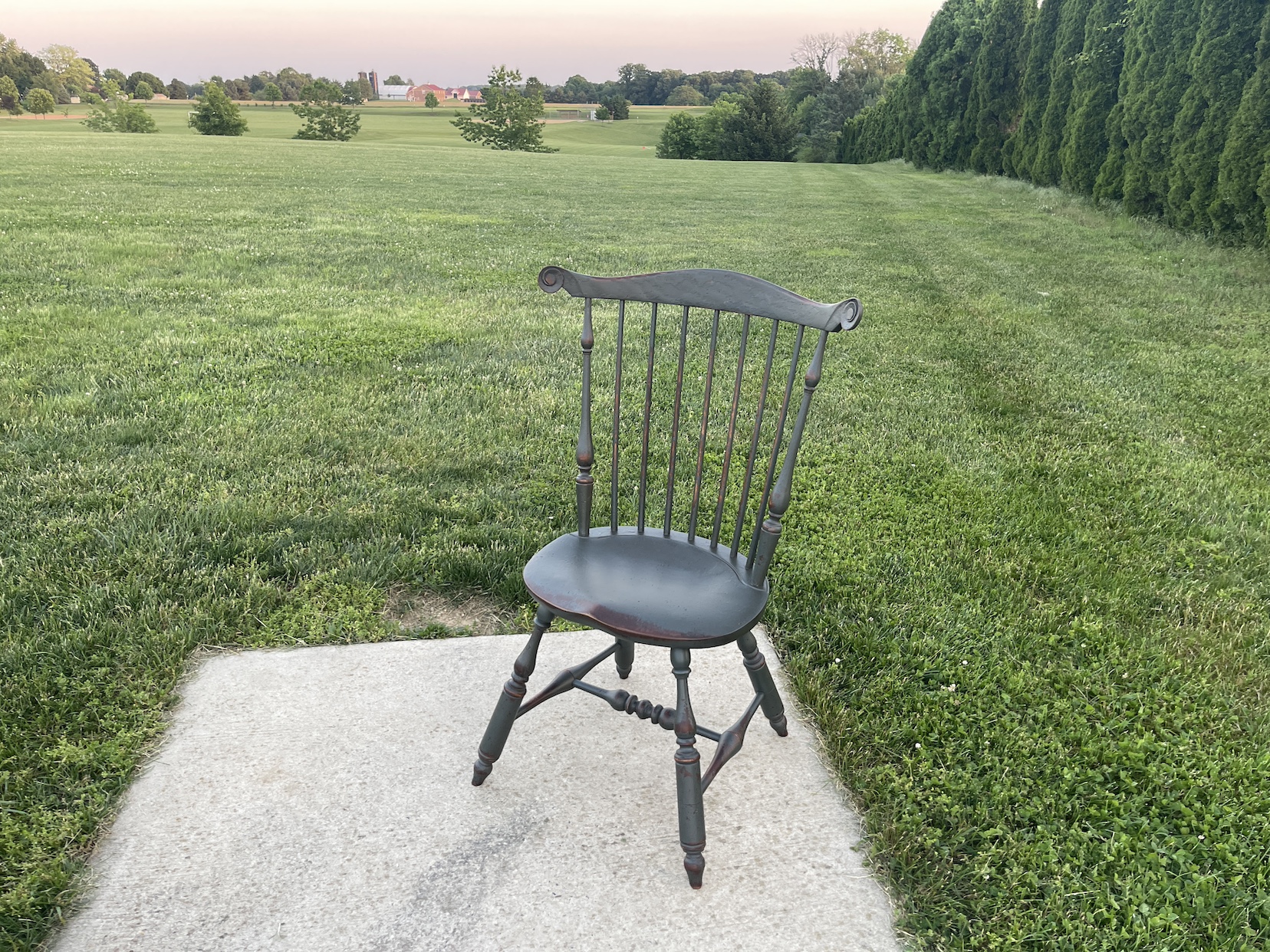 Historical Lancaster Side Fan Back Windsor Chair-image