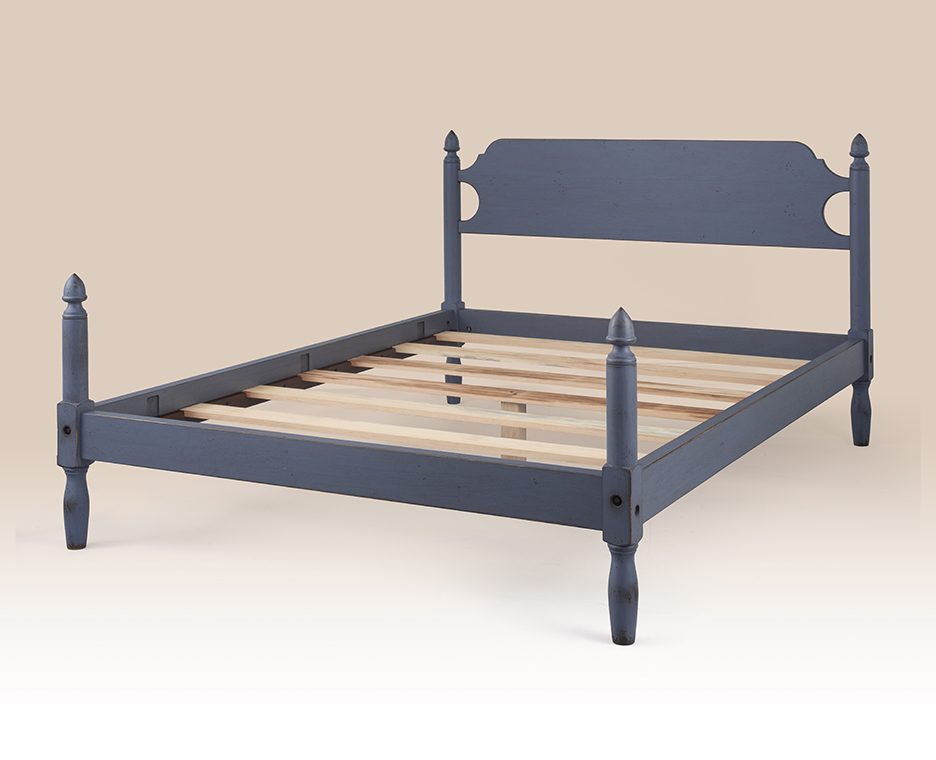 Blue Queen Size Bed-image