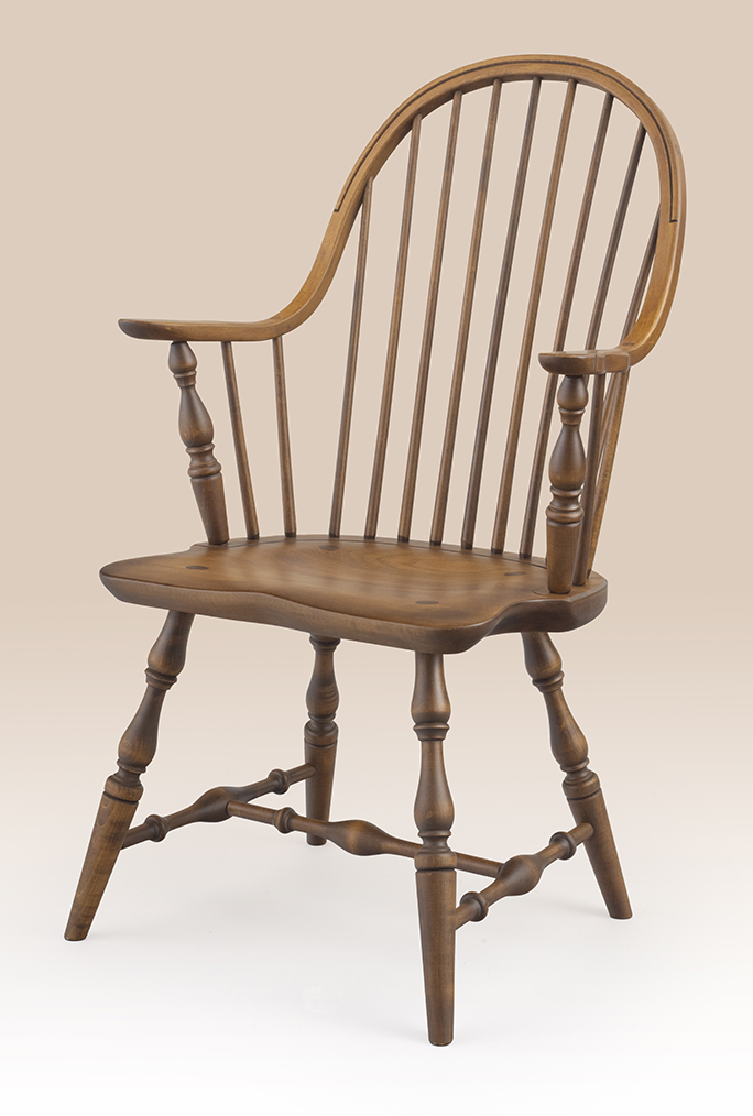 Pennsylvania Made Continuous Arm Windsor Chair-image