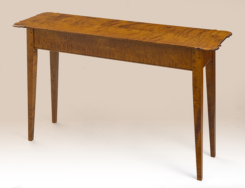 Tiger Maple Wood Sofa Table-image