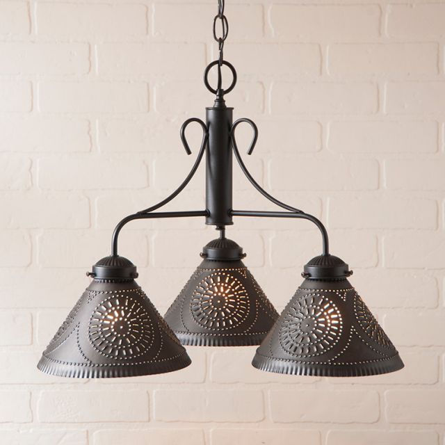 Barrington Chandelier in Kettle Black-image