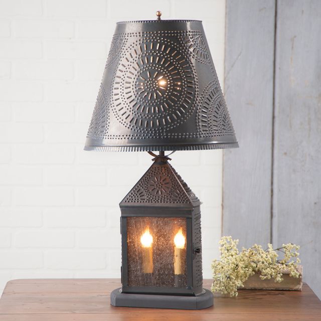 Harbor Lamp with Chisel Shade in Kettle Black-image